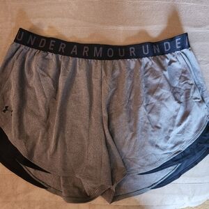 Under Armour Gray and Black Athletic Shorts XXL